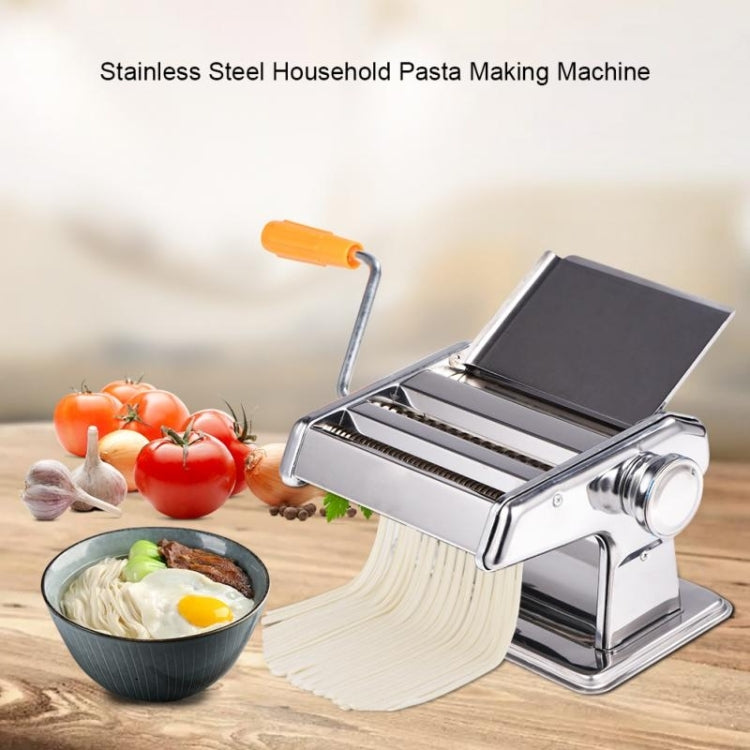 Household Stainless Steel Pasta Making Machine Manual Noodle Maker Spaghetti Hand Cutter