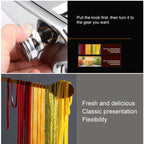 Household Stainless Steel Pasta Making Machine Manual Noodle Maker Spaghetti Hand Cutter