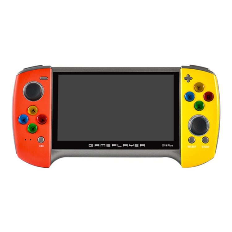 X19 Plus 5.1 inch Screen Handheld Game Console 8G Memory Support TF Card Expansion & AV Output, X19 Plus / Red+Yellow, X19 Plus / Red, X19 Plus / Red+Blue - TOYFACTORY