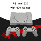 8-Bit Mini Double Players TV Game Console Built-in 620 Games, PS1 mini (US Plug), PS1 mini (EU Plug) - TOYFACTORY