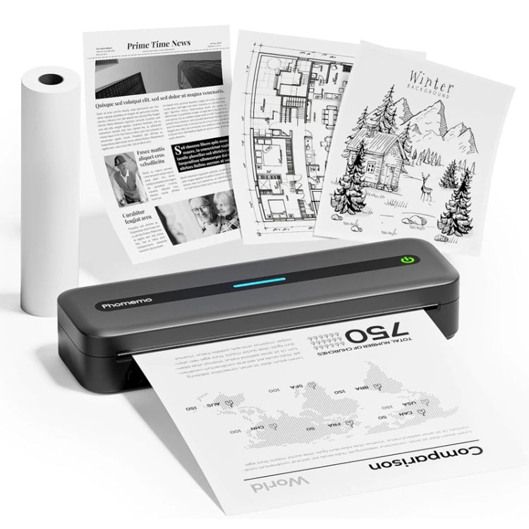 Phomemo M832 300dpi Wireless Thermal Portable Printer - TOYFACTORY