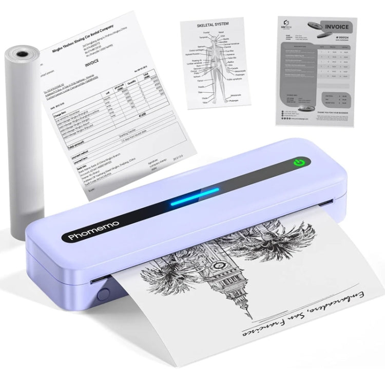 Phomemo M832 300dpi Wireless Thermal Portable Printer - TOYFACTORY