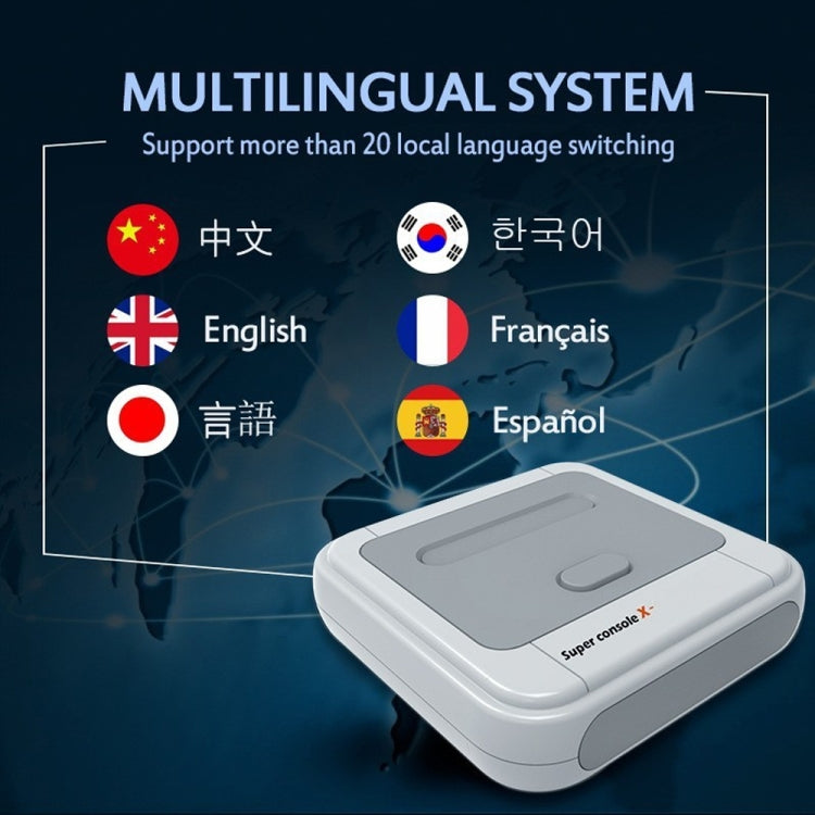 Wireless 4K HD 3D Double Game Console Box, US Plug, 64GB US Plug, 128GB US Plug, 256GB US Plug - TOYFACTORY