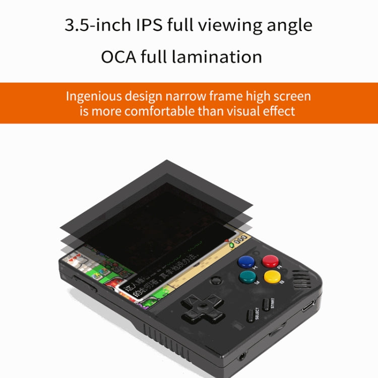 Miyoo Mini Plus 3.5 Inch IPS Screen Retro Handheld Game Console, NO Card 0 Games, 32GB 9K Games, 64GB 15K Games, 128GB 25K Games - TOYFACTORY