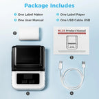 Phomemo M120 Label Maker Barcode Printer Bluetooth Thermal Label Machine - TOYFACTORY