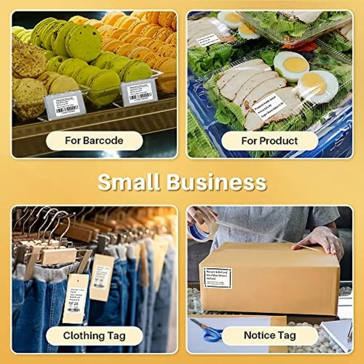 Phomemo M120 Label Maker Barcode Printer Bluetooth Thermal Label Machine - TOYFACTORY