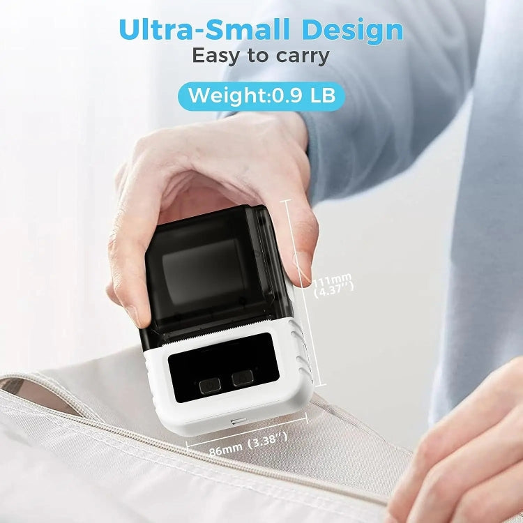 Phomemo M120 Label Maker Barcode Printer Bluetooth Thermal Label Machine - TOYFACTORY