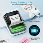 Phomemo M120 Label Maker Barcode Printer Bluetooth Thermal Label Machine - TOYFACTORY