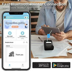 Phomemo M120 Label Maker Barcode Printer Bluetooth Thermal Label Machine - TOYFACTORY