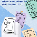 Phomemo M02X Inkless Pocket Printer Bluetooth Thermal Portable Sticker Maker Machine - TOYFACTORY