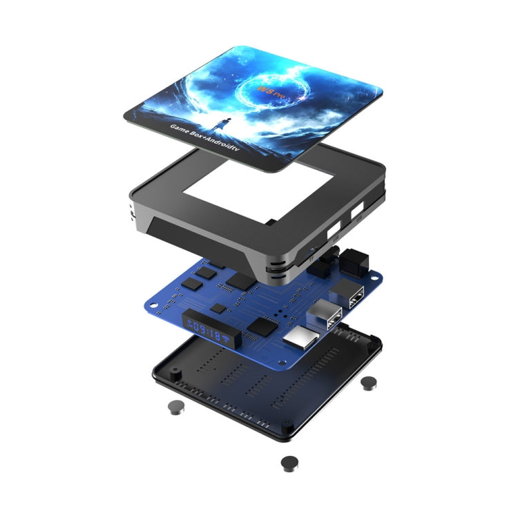 W8PRO 64G Dual System HD Wireless Joystick Retro Gaming Console With 36000+ Games, EU Plug, US Plug, UK Plug, AU Plug - TOYFACTORY