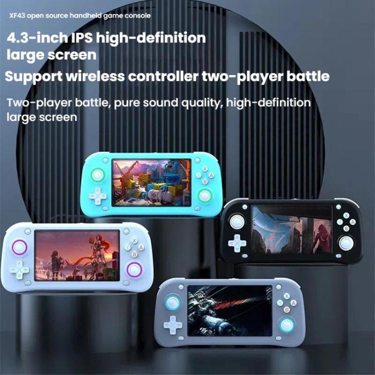 XF43 Retro Handheld Game Console Open Source 4.3 Inch Large Screen Gaming Video Players Console, 64G, 128G - TOYFACTORY