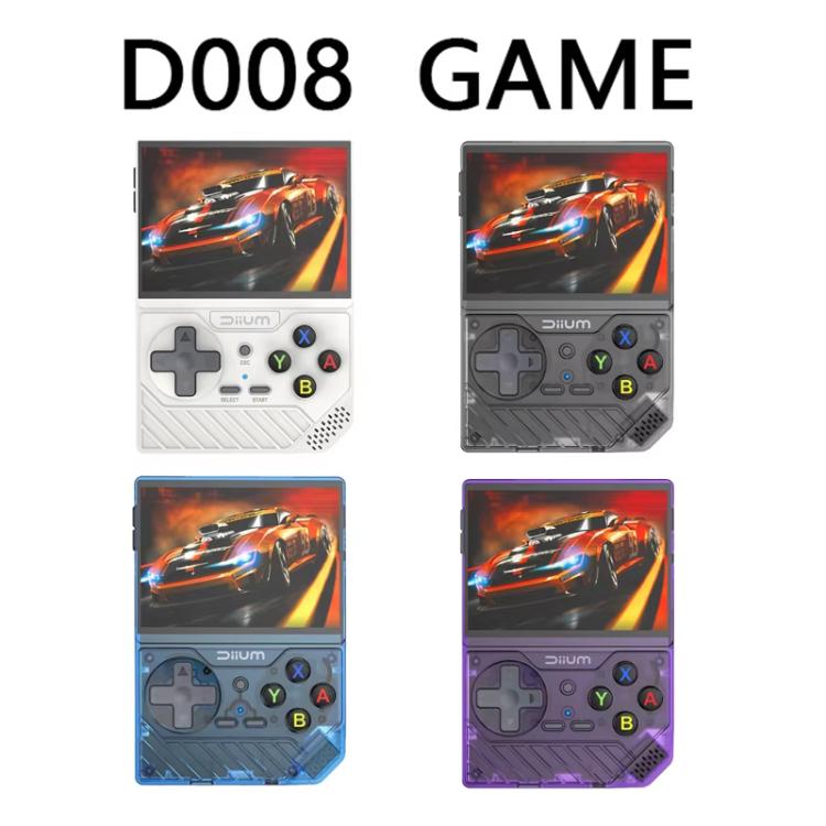 D008 3.5-Inch HD Retro Handheld Game Console With ARM Cortex-A7 800MHz, 1GB RAM & HDMI Output, 64G Whitte, 64G Clear Black, 64G  Clear Blue, 128G White, 128G Clear Black, 128G Clear Blue - TOYFACTORY