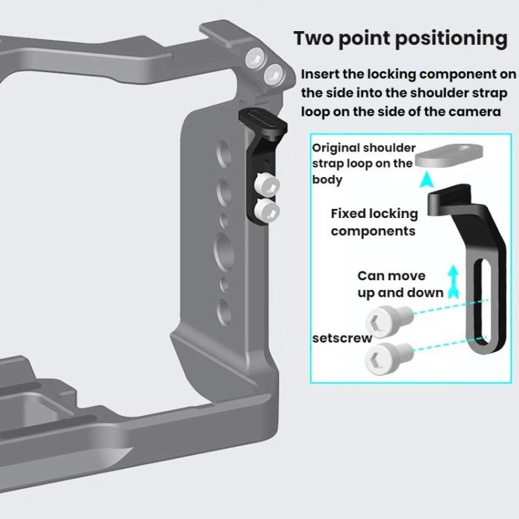For Sony ZV-E10 II 2nd Generation Camera Cage DSLR Photography Live Streaming Protective Frame Stabilizer Kit - TOYFACTORY
