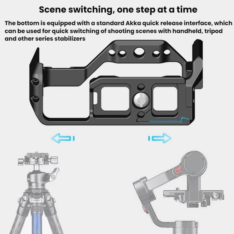For Sony ZV-E10 II 2nd Generation Camera Cage DSLR Photography Live Streaming Protective Frame Stabilizer Kit - TOYFACTORY