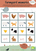 13 Farmyard Animals Shelf Set