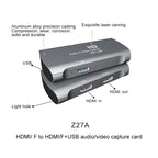 Z27A HDMI Female to HDMI Female USB Video Audio Capture Box, Z27A