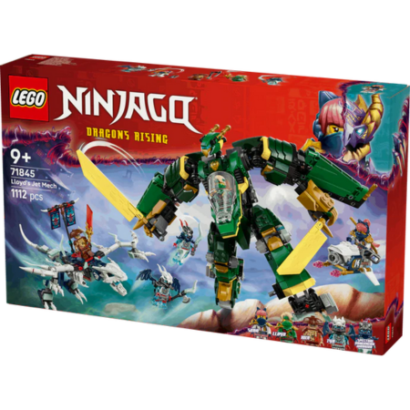 Lego Ninjago 71845 Lloyd’s Jet Mech Buildable Playset for Age 9 and Up - TOYFACTORY