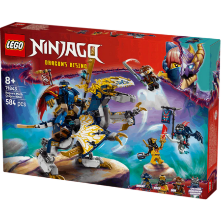 Lego Ninjago 71843 Rogue's Mech Dragon Rider Playset for Ages 8 and Up