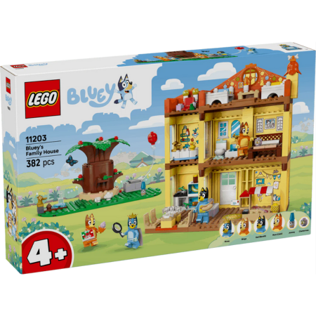 Lego Bluey 11203 Bluey's Family House Set for Children Aged 4 and Up