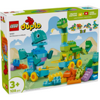 Lego Duplo Town 10451 3 in 1 Dinosaurs on Wheels Set for Ages 3 and Up - TOYFACTORY