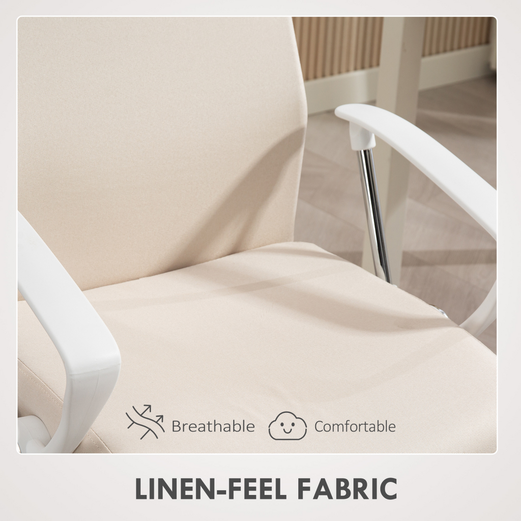 HOMCOM High Back Office Chair, Computer Desk Chair for Home - TOYFACTORY