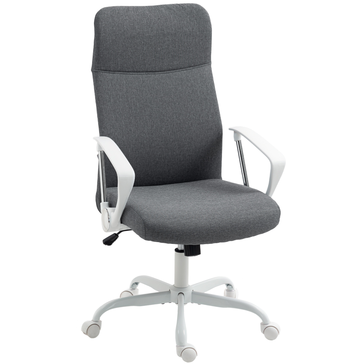 HOMCOM High Back Office Chair, Computer Desk Chair for Home - TOYFACTORY