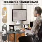 HOMCOM 168cm Reversible L Shaped Desk, 240cm Two Person Desk - TOYFACTORY