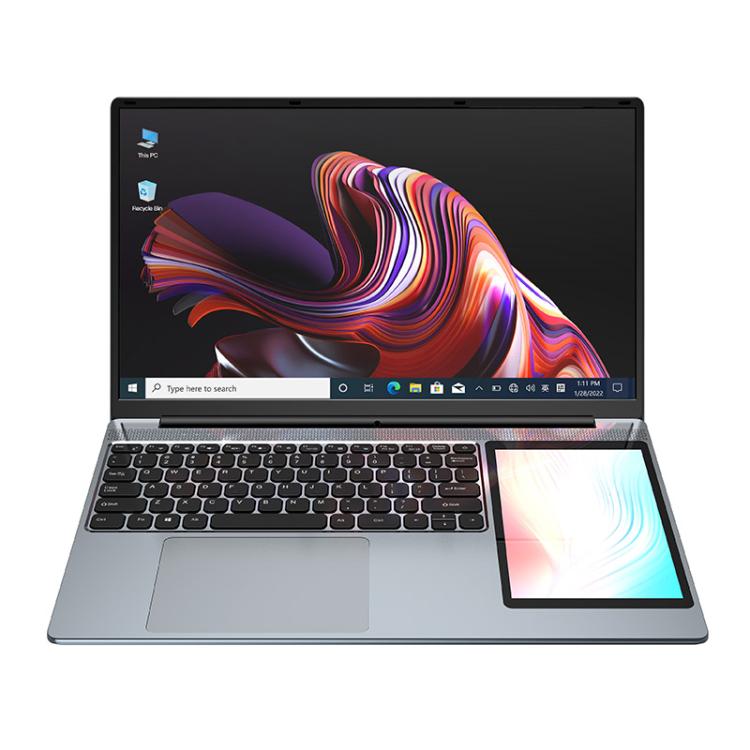 UNIWA ULAP Q15ZR Laptop, 8GB+512GB, 15.6 inch and 7 inch Dual Display Windows 11 Intel Alder Lake N100 Octa Core, AU Plug