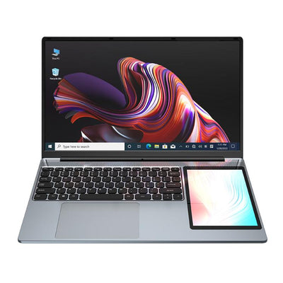 UNIWA ULAP Q15ZR Laptop, 8GB+512GB, 15.6 inch and 7 inch Dual Display Windows 11 Intel Alder Lake N100 Octa Core, AU Plug