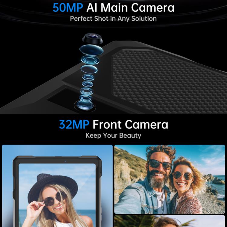 Unihertz 8849 Tank Pad E Rugged Tablet PC & Projector, 12GB+512GB, 10.95 inch Android 14 MT6789 Octa Core 4G Network, EU Plug, Tank Pad E 4G Network