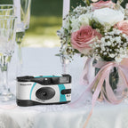 Praktica Single Use Disposable Colour Film Camera with Flash - Blue - TOYFACTORY