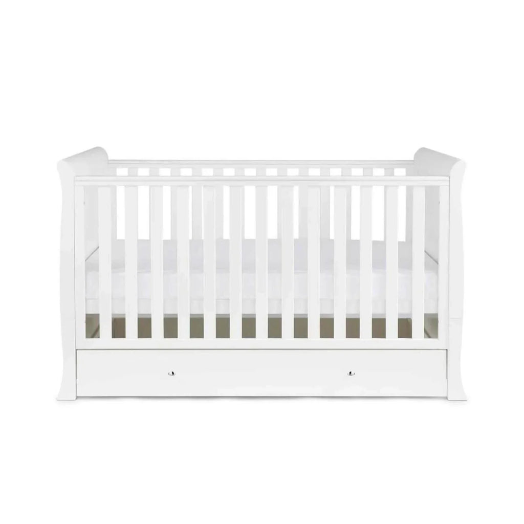 Ickle Bubba Snowdon Classic Cot Bed White - Without Mattress - TOYFACTORY