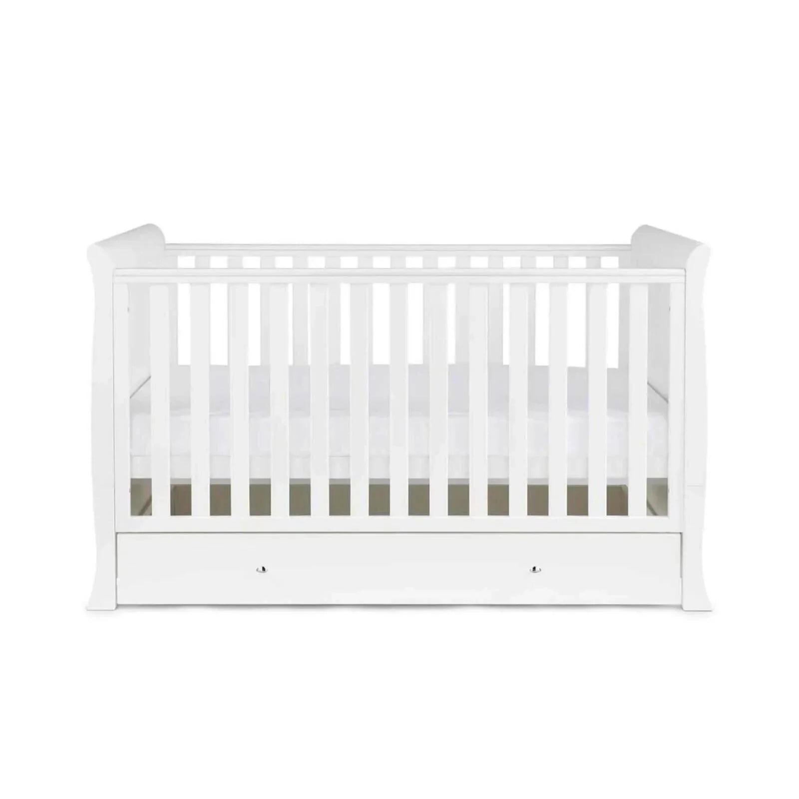 Ickle Bubba Snowdon Classic Cot Bed White - Without Mattress - TOYFACTORY