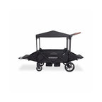 Wonderfold X2R Push & Pull Quad Stroller Wagon - Black