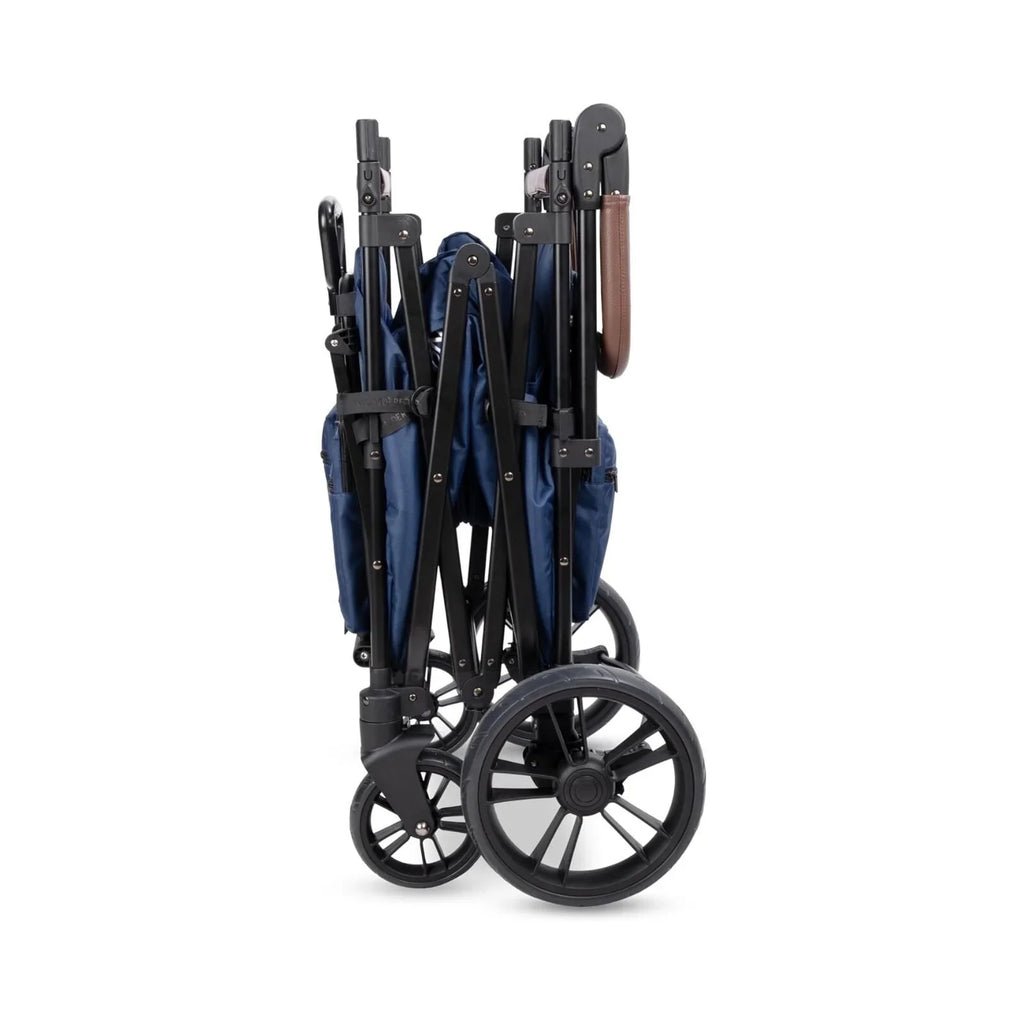 Wonderfold X2R Push & Pull Quad Stroller Wagon - Sapphire Navy