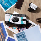 Praktica Single Use Disposable Colour Film Camera with Flash - Blue - TOYFACTORY