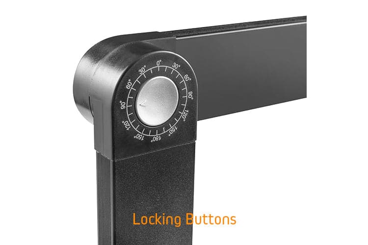 ProperAV Laptop Stand for Bed / Sofa / Desk with Adjustable Legs & Mouse Pad - Black - TOYFACTORY