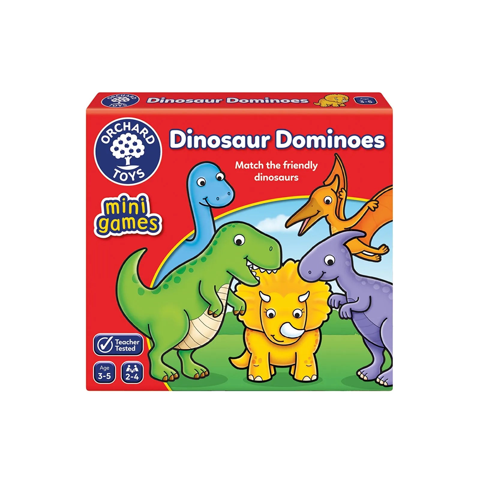 Orchard Toys Mini Games - Dinosaur Dominoes - TOYFACTORY