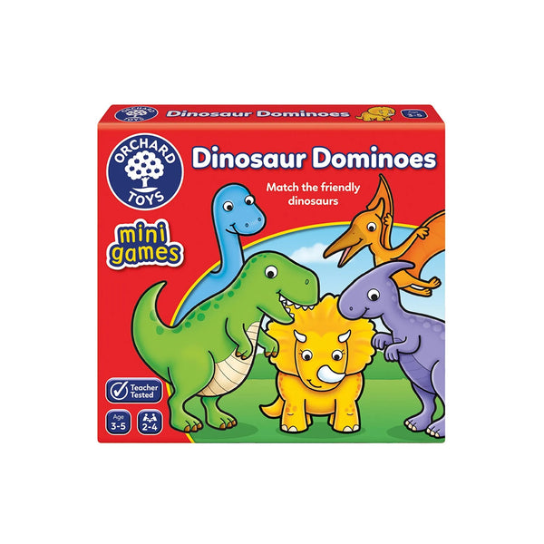 Orchard Toys Mini Games - Dinosaur Dominoes - TOYFACTORY