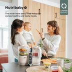 Babymoov Nutribaby (+) 6-in-1 Baby Food Maker - Mineral - TOYFACTORY