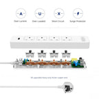 1.8m 4 Socket 13 Amp Extension Lead with 2x USB-A / 1x USB-C Ports - TOYFACTORY