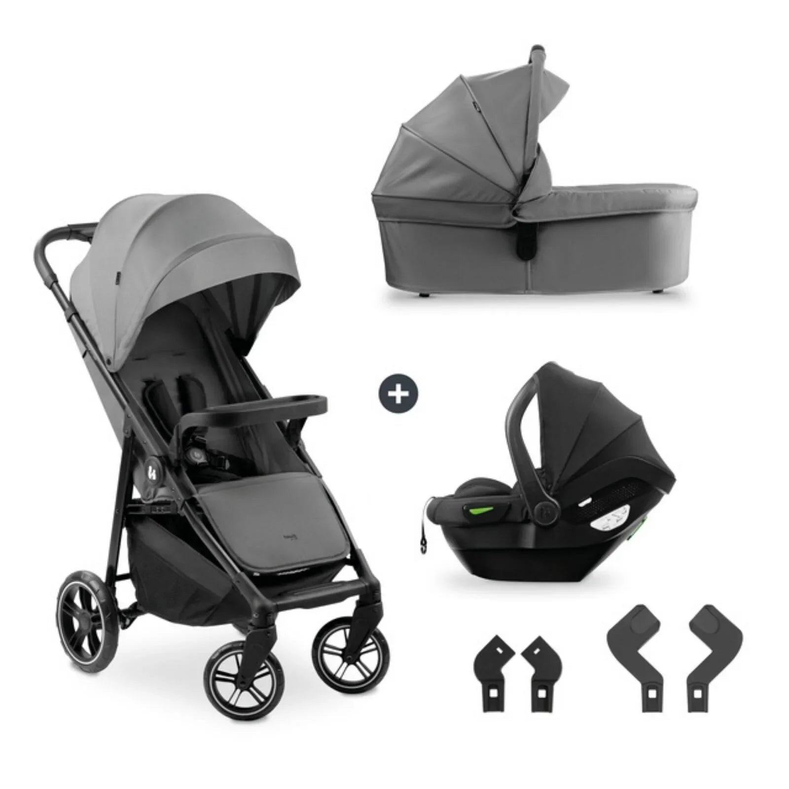 Hauck Shop N Care Trio Set - Grey - TOYFACTORY