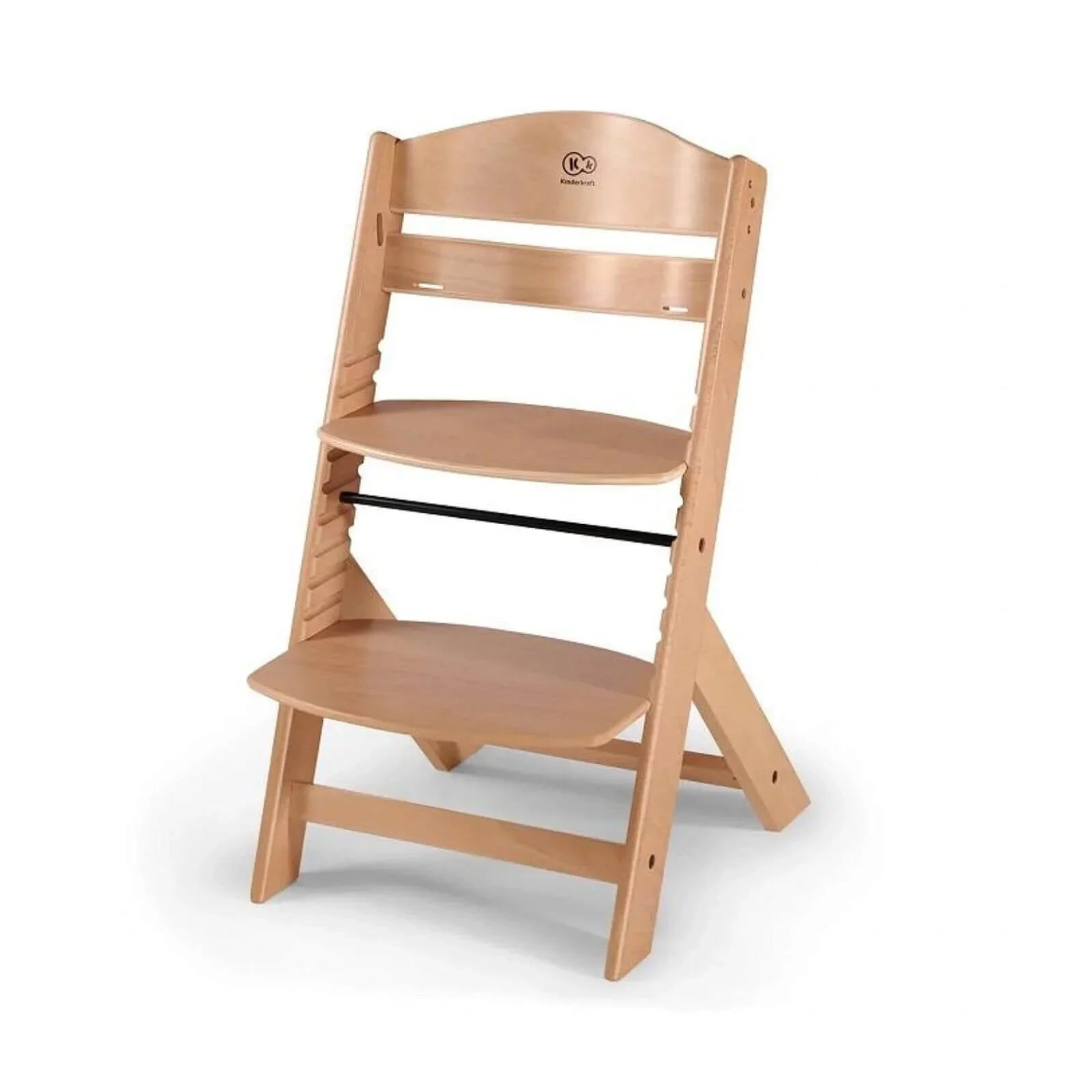 Kinderkraft Enock Wooden Highchair - Wooden Natural - TOYFACTORY