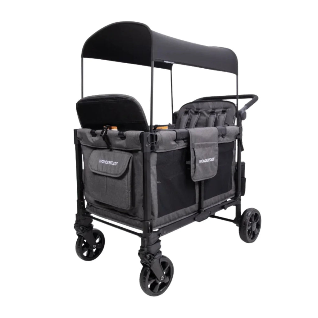 Wonderfold W4 Elite Pro Stroller Wagon - Charcoal Grey