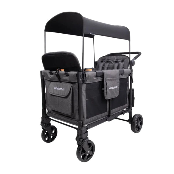 Wonderfold W4 Elite Pro Stroller Wagon - Charcoal Grey