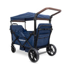 Wonderfold X2R Push & Pull Quad Stroller Wagon - Sapphire Navy