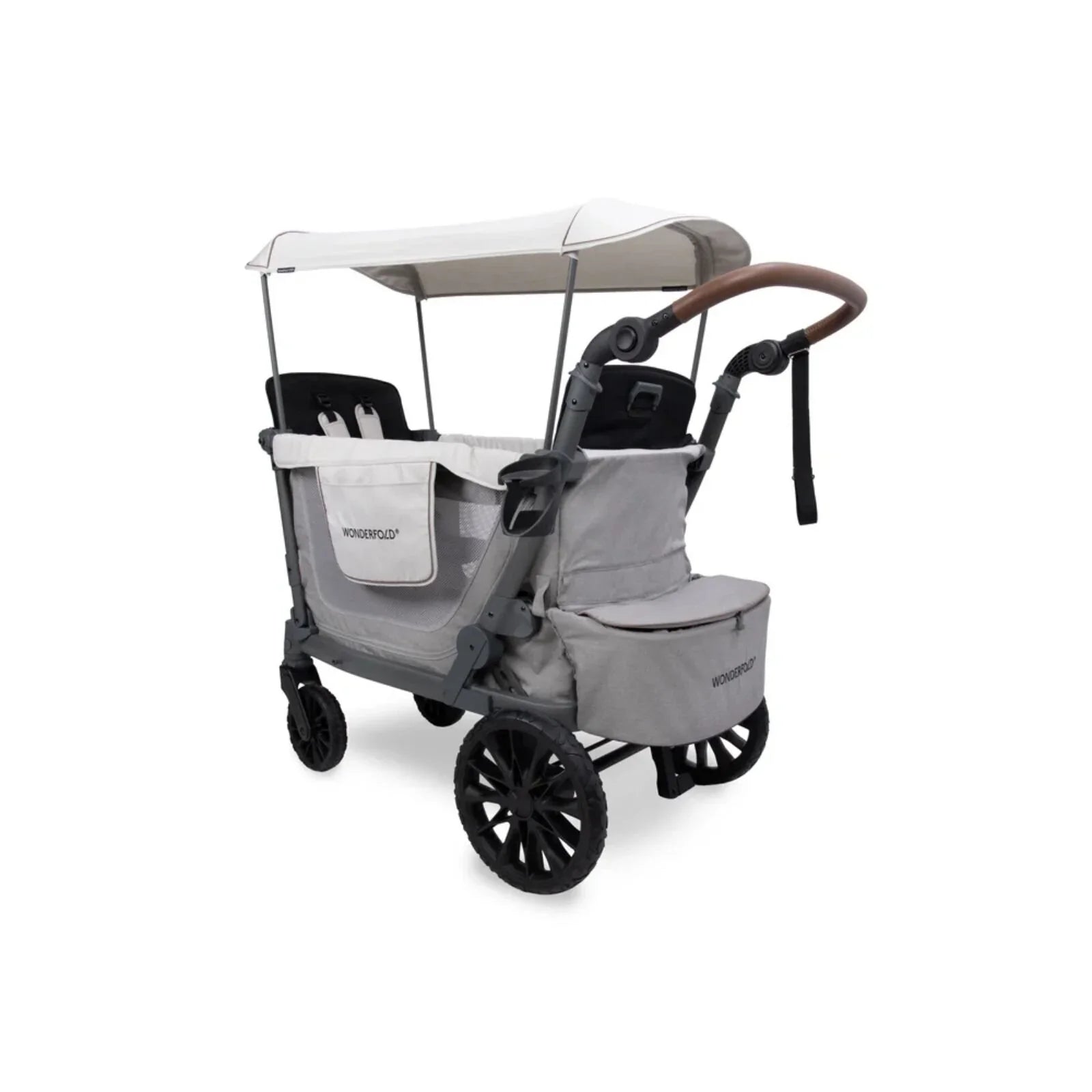 Wonderfold L2 Quad Stroller Wagon - Grey