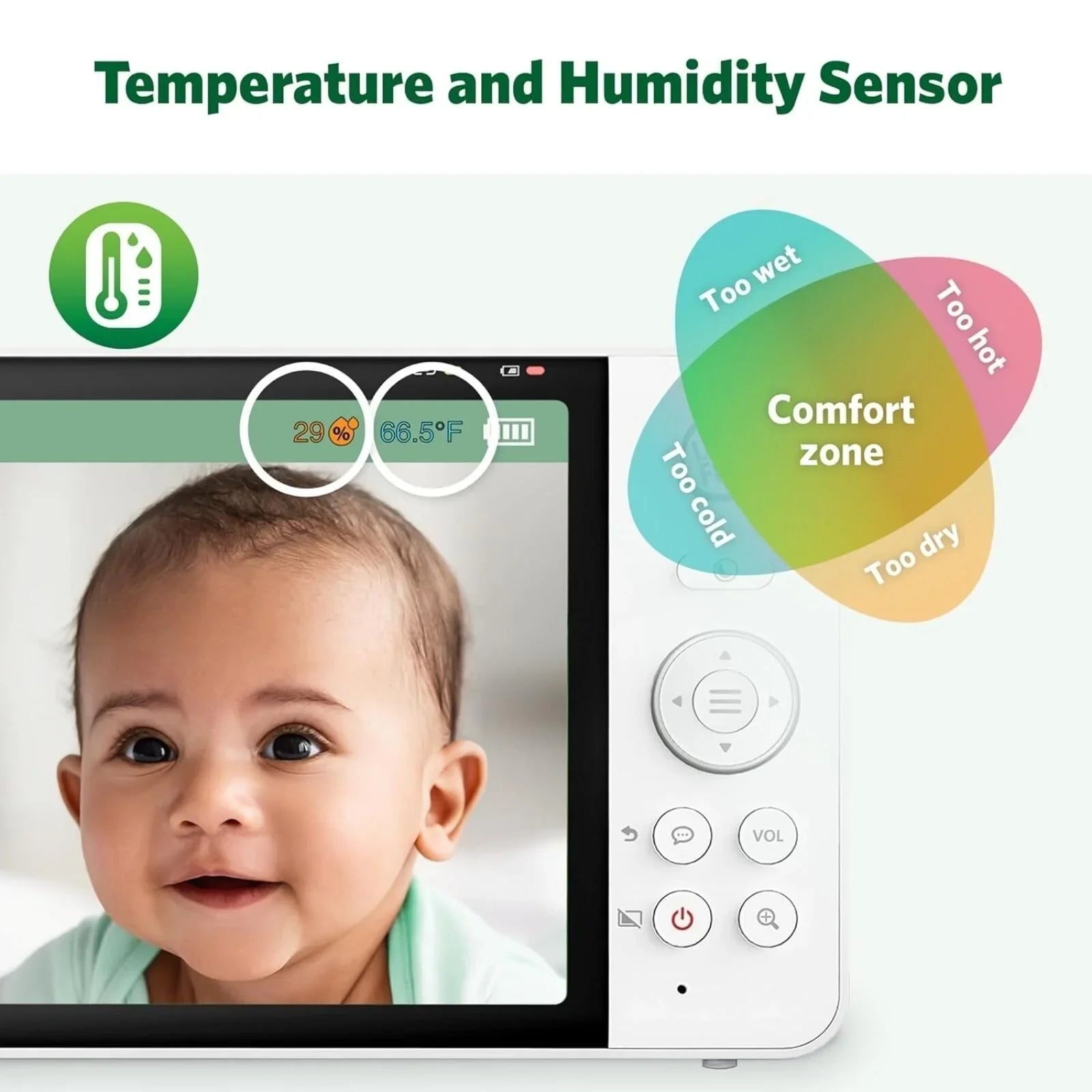 LeapFrog LF920HD 7" HD Video Baby Monitor - TOYFACTORY