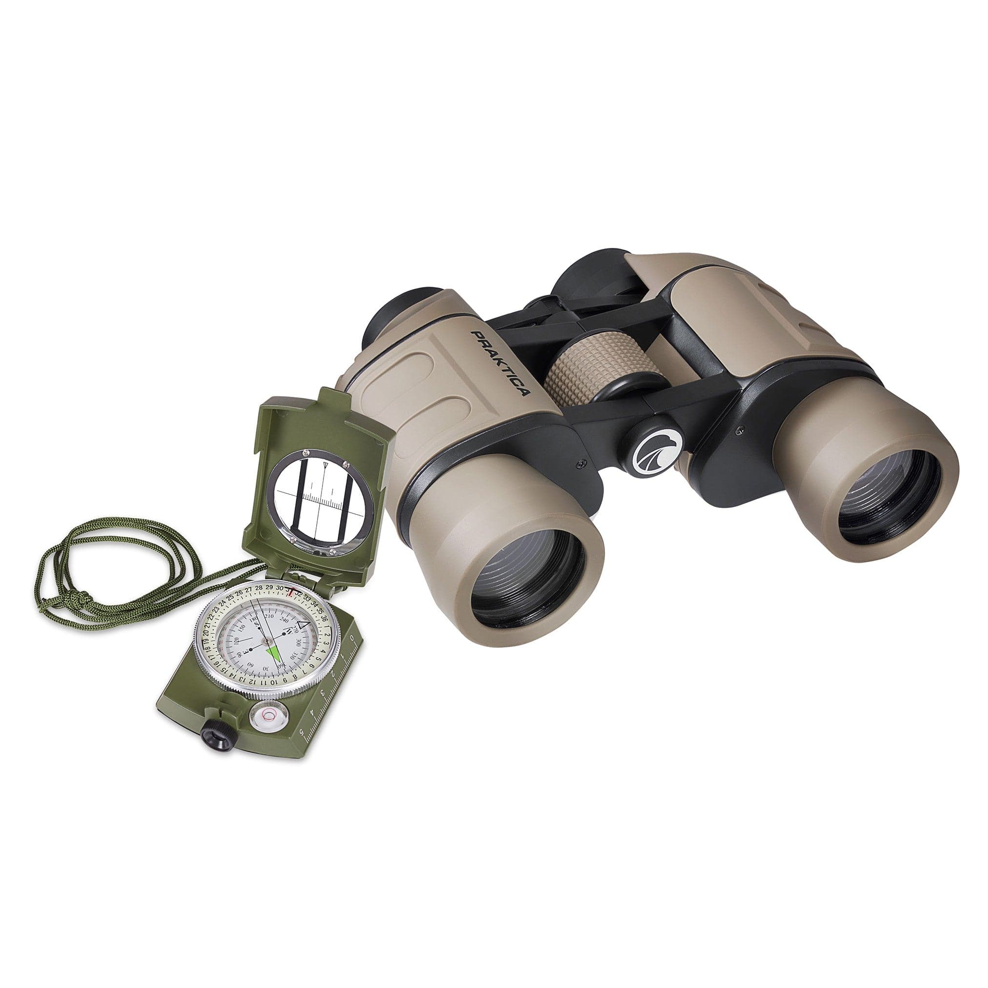 PRAKTICA Falcon 8x40mm Wide Angle Porro Prism Field Binoculars - Sand - TOYFACTORY
